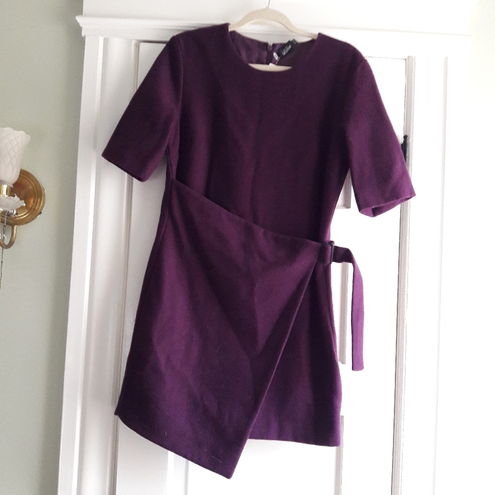 NWT Kate Spade classic belted wool dress